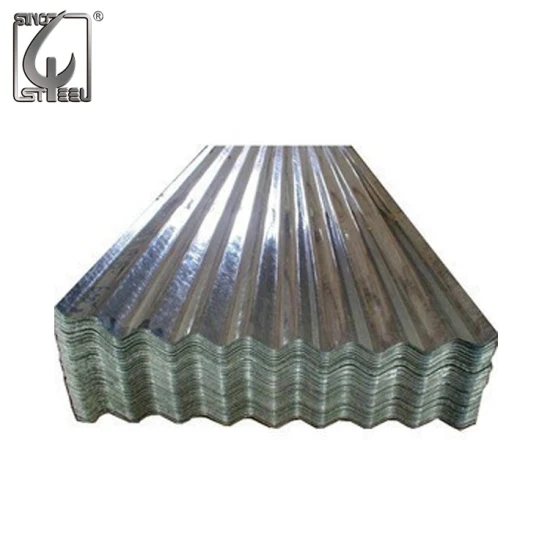 0.18mm~0.80mm Steel Roofing Sheet Corrugated Steel Sheet Zinc Coated Metal Iron Roofing Sheet for Building Roofing Material